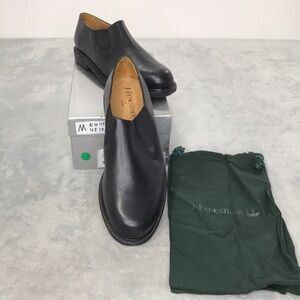 Joseph Fenestrier Black Leather Pull On Dress Shoe Size 12.5 New in Box